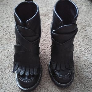 Reposh Tory Burch ankle military bootie